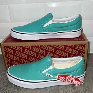 🌊 Vans Classic Slip On Waterfall/True White